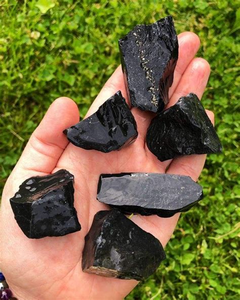 Raw Black Onyx Stone Raw Onyx Stone Black Stone Healing Crystals