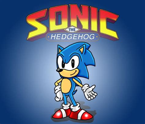 Sonic Artwork Classic Sonic With The Sonic Satam Pose Sonic The