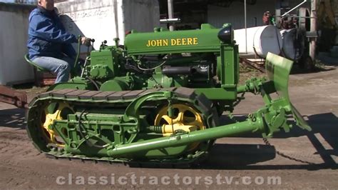 The First John Deere Crawler Tractors 1947 John Deere Lindeman Bo