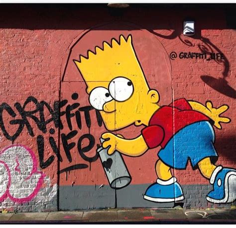 Bart Simpson Graffiti Art Pinterest