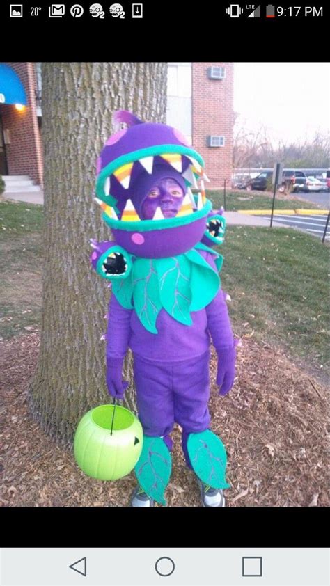 Diy Halloween Costume Chomper From Plants Vz Zombies Diy Halloween