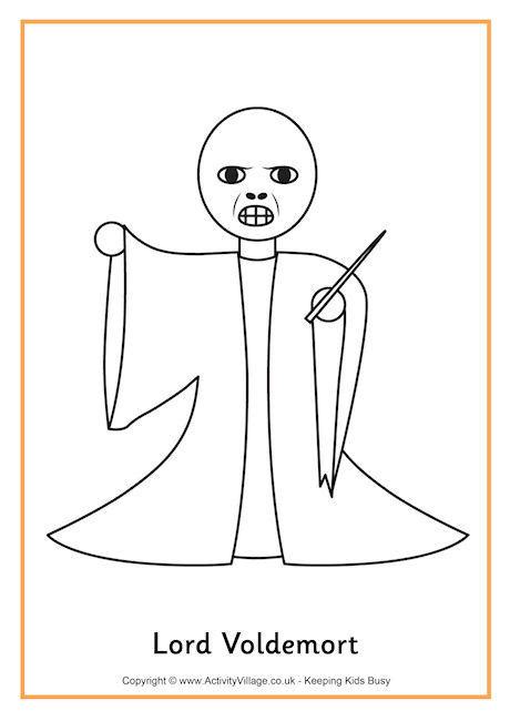 Learn how to draw cool tom riddle later known as lord voldemort from harry potter easy, step.great for teachers to share with their students. Lord Voldemort Colouring Page