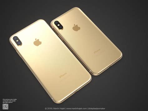 Many buyers were waiting and now they want to know iphone x colors. iPhone X Plus Concept in Gold Color Shown in Renders and ...