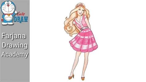 12 Barbie Drawing Step By Step Barbie Drawing Step By Step Drawing