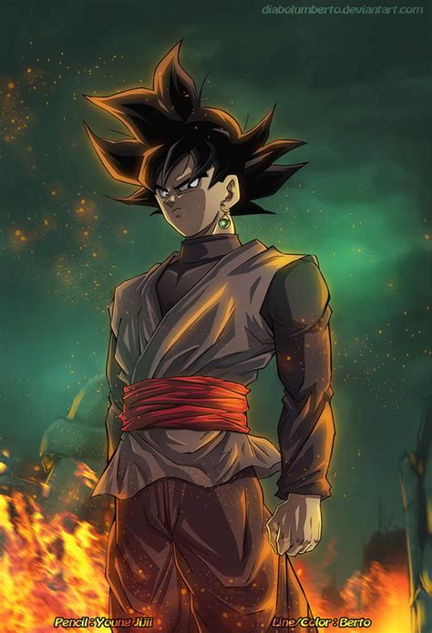 Black Goku By Diabolumberto On Deviantart