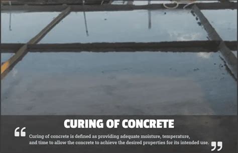 Curing Of Concrete Types Importance Time And Duration