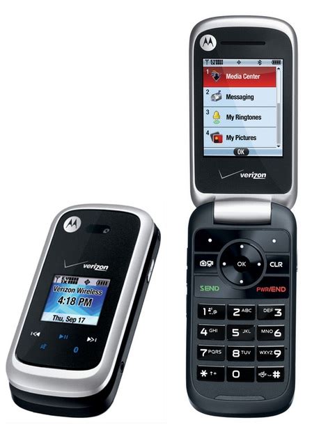In the motorola razr, flip phones of old meet foldable phones of the future. Verizon Motorola Entice W766 Flip Phone | iTech News Net