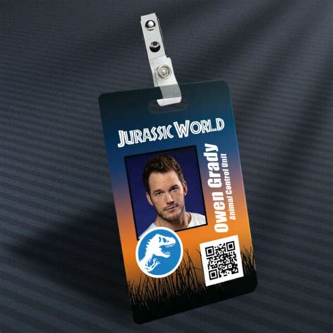 Jurassic World Owen Grady Prop ID Badge For Sale Online EBay