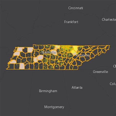 tennessee  oil gas threat map