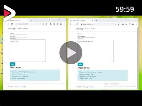 Chat Application In Asp Net Core Using Signalr Dideo