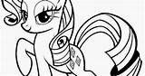 Rarity Pages Coloring Pony Little sketch template