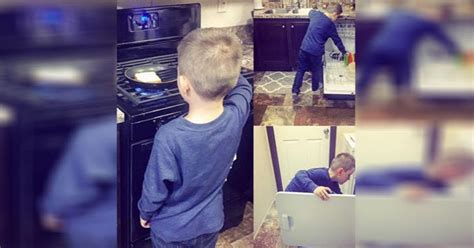 Mom Wants Son To Know That Chores Aren’t “just For Women” So He Does Them Regularly