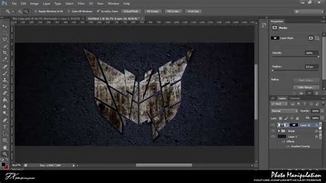 Adobe Photoshop Cs6 Speed Art Hd Make An Nice Broken Logo