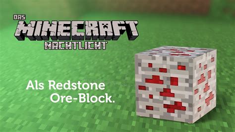 Minecraft Das Redstone Erz Block Nachtlicht Youtube