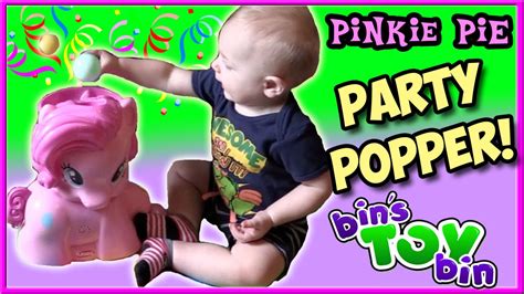 My Little Pony Pinkie Pie Party Ball Popper Playskool Friends Bins