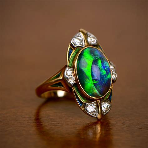 A Very Rare Collectors Tiffany And Co Opal Ring Circa 1900 Rarering