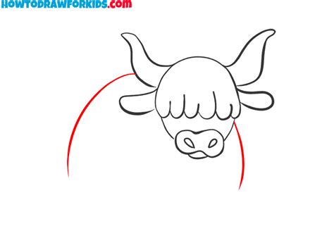 How To Draw A Buffalo Easy Drawing Tutorial For Kids