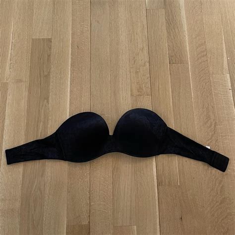 Sexy And Supportive Black Strapless Bra From Asos Depop