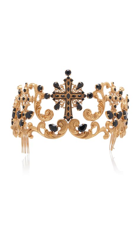 Dolce And Gabbana Ss19 Gold Croce Crown Dolce And Gabbana Dolce