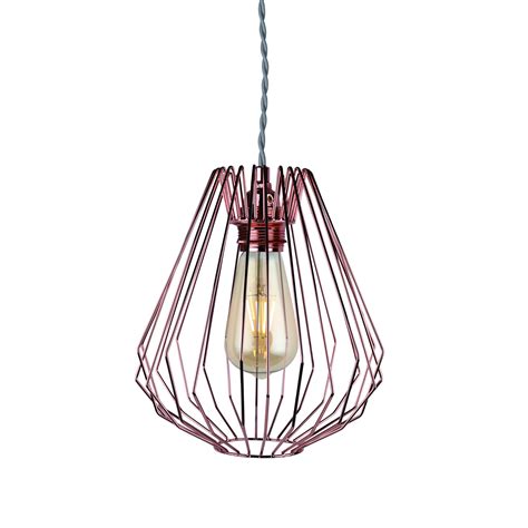 Save big on our selection of lights and fans, available in a variety of styles to light up your home décor. Copper Wire Geometric Ceiling Light Pendant