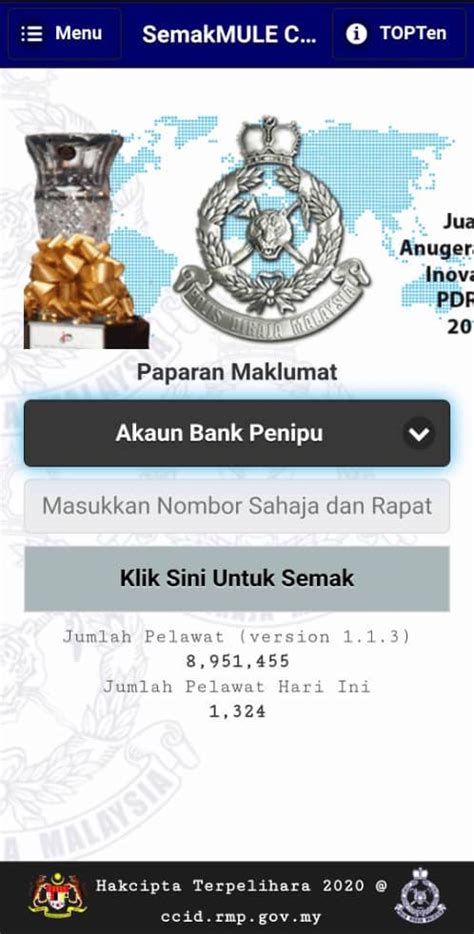 Untuk semak nombor akaun bank, masukkan nombor akaun bank yang anda ingin buat semakan penipuan online. Sahkan Akaun Bank Dan Nombor Telefon Pihak Ketiga Dengan ...