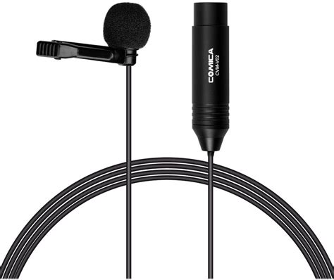 Comica Cvmv02c18m Xlr 48v Phantom Power Cardioid Lavalier Microphone