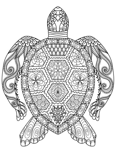 Hard Coloring Pages Of Animals At Free Printable