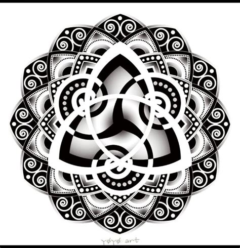 Personalized Celtic Knot Mandala Tattoo Design Mandala Tattoos Tumblr