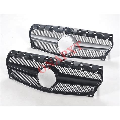 Car Styling Middle Grille For Mercedes Benz Cla Class W117 2013 2019