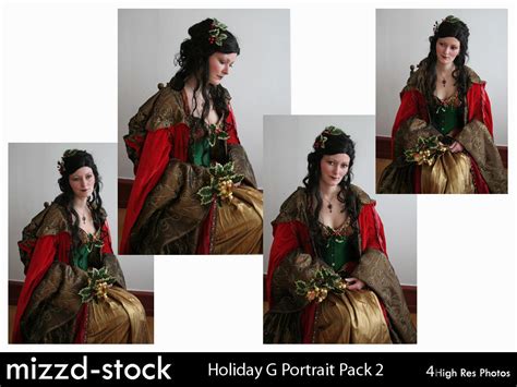 Holiday Goddess Portrait Pack2 By Mizzd Stock On Deviantart