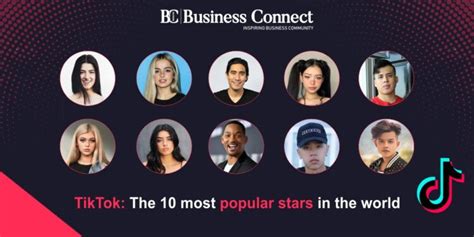 List Of Top 10 Most Popular Tiktok Stars In The World 2024