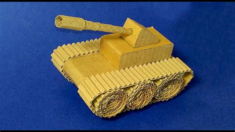 Easy Paper Tank How To Make Tank With Cardboard Youtube