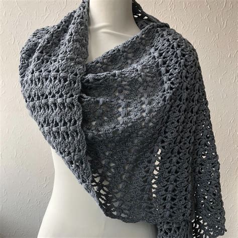 Looking For An Easy Cluster Stitch Rectangle Shawl Crochet Pattern