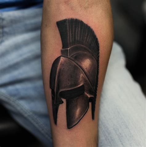 Spartan Helmet Tattoo Tatuagem Espartana Tatuagem Tatoo