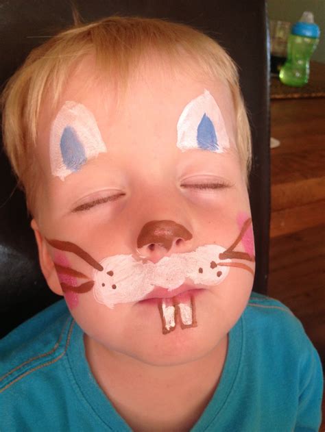Quick And Easy Easter Bunny Face Paint