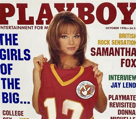 PLAYBOY MAGAZINE OCTOBER 1996 Samantha Fox Jay Leno Interview