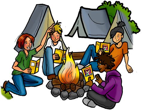 campfire stories clipart - Clip Art Library