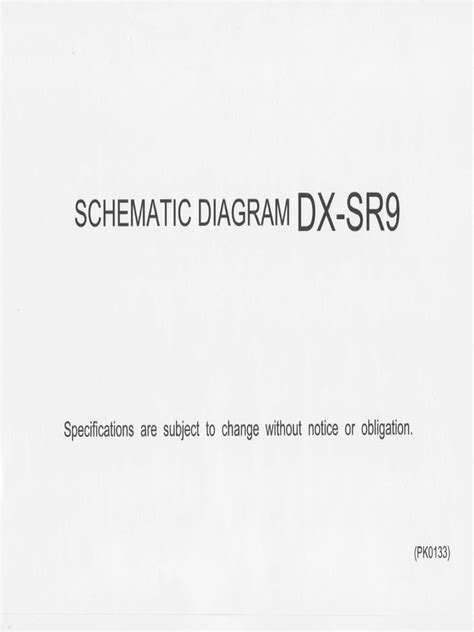 Dx Sr9 Schematics Pdf