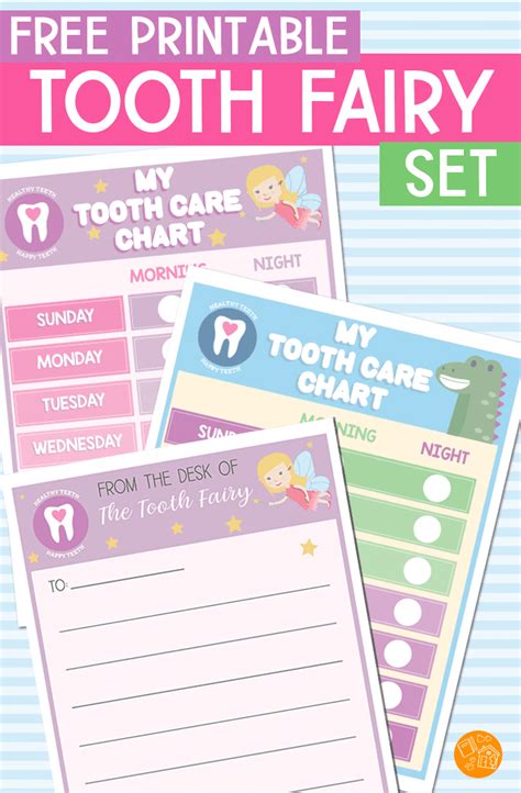 Free Printable Tooth Fairy Chart Printable Templates