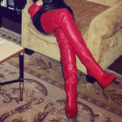 Image May Contain One Or More People Shoes And Indoor Boots Fashion Leather Pants