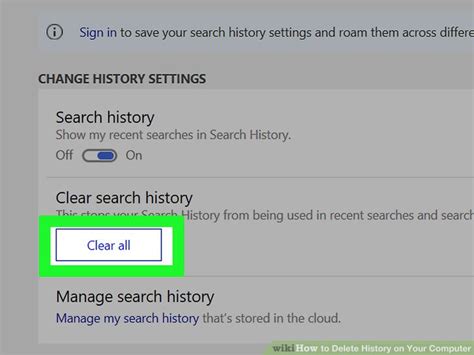 That inserts the following operator into the search box. 4 Ways to Delete History on Your Computer - wikiHow