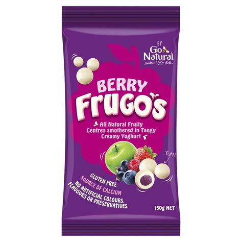 Go Natural Fruit Snacks Frugos Berry 150g Woolworths