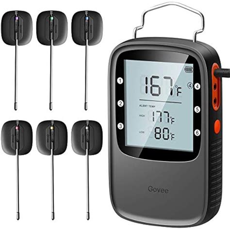 Bluetooth Cooking Thermometer Govee Digital Meat Dual Ipx7 Waterproof