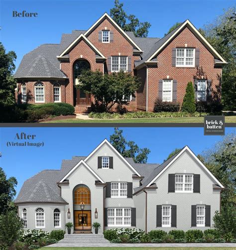 15 Exterior Paint Colors That Are On Trend For 2021 In 2021 Brick