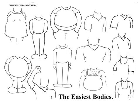 Easy Way To Draw Bodies Images And Photos Finder
