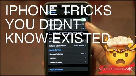 Iphone Tricks You Didnt Know Existed Youtube