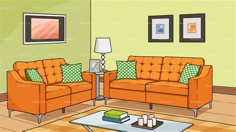 Check spelling or type a new query. Living Room With Sofa Background Cartoon Vector Clipart ...