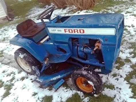 Tiny Tractor Ford Lgt 120 Garden Tractor