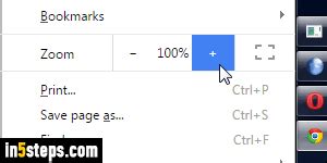 Maybe you would like to learn more about one of these? Zoom in/out in Google Chrome + change default zoom