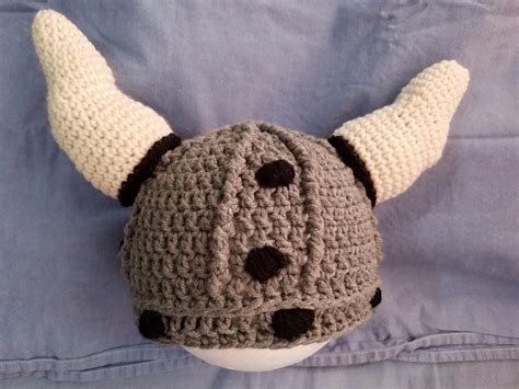 Viking Helmet Pattern Crochet Crochet Viking Hat Crochet Patterns